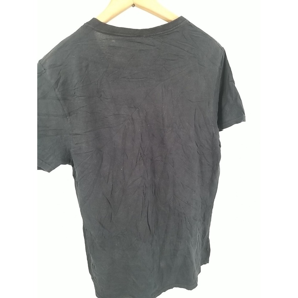 Bob Ross No Mistakes Just Happy Accidents Graphic T-Shirt Black Mens Medium - Picture 6 of 6